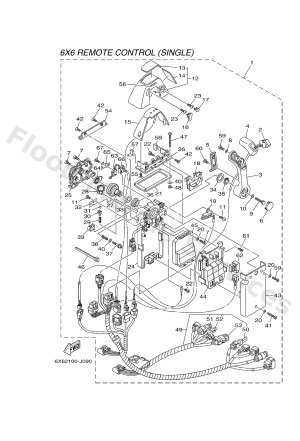 Diagram for DBW REMOTE CONTROL 1 (SINGLE)