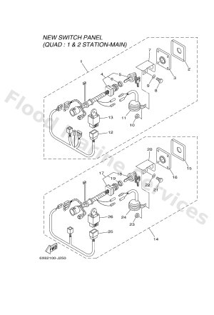 Diagram for SWITCH & PANEL 11 (QUAD)
