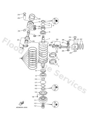 Diagram for CRANKSHAFT & PISTON