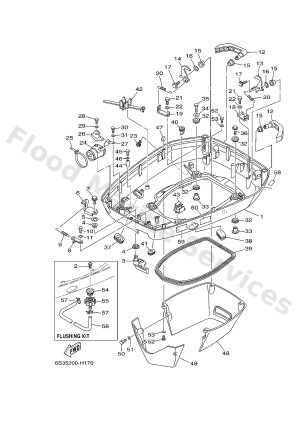 Diagram for BOTTOM COWLING