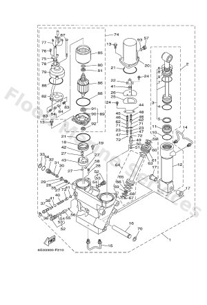 Diagram for POWER TRIM & TILT ASSY