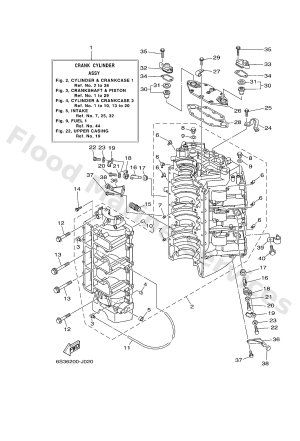 Diagram for CYLINDER & CRANKCASE 1