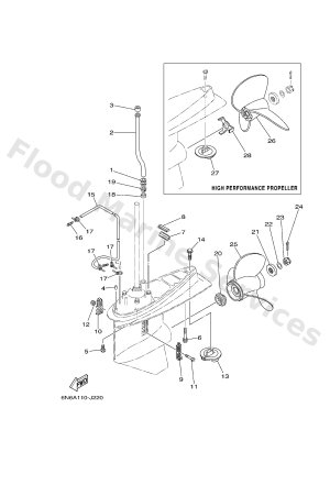 Diagram for LOWER CASING & DRIVE 2
