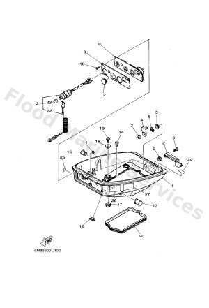 Diagram for BOTTOM COWLING