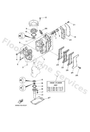 Diagram for CYLINDER & CRANKCASE