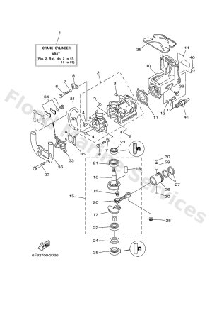 Diagram for CYLINDER & CRANKCASE