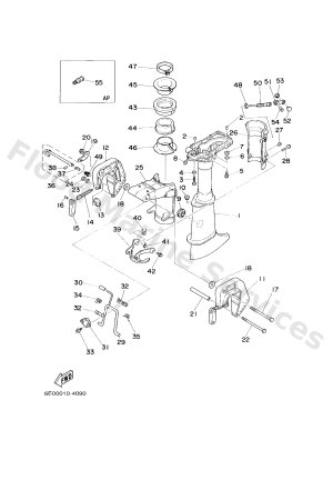 Diagram for UPPER CASING & BRACKET