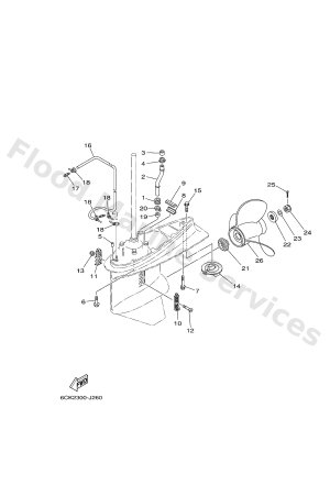 Diagram for LOWER CASING & DRIVE 2
