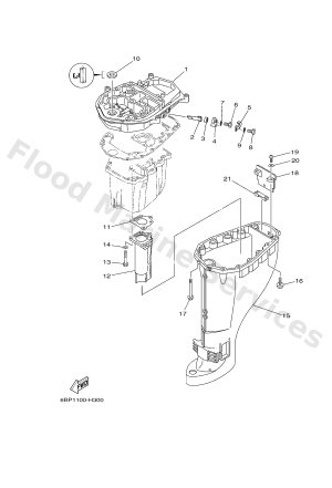 Diagram for UPPER CASING