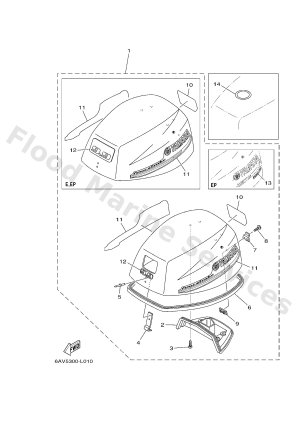 Diagram for TOP COWLING
