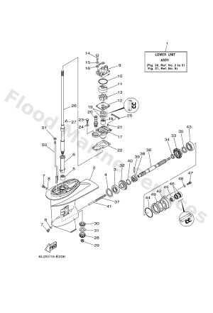 Diagram for LOWER CASING & DRIVE 1