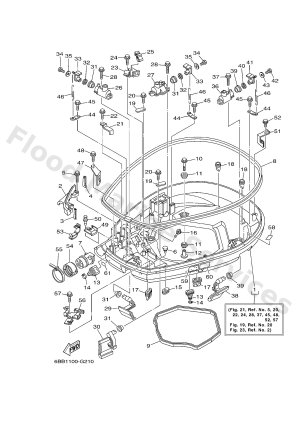 Diagram for BOTTOM COWLING 1