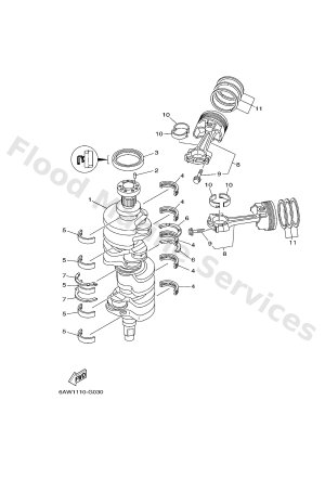 Diagram for CRANKSHAFT & PISTON