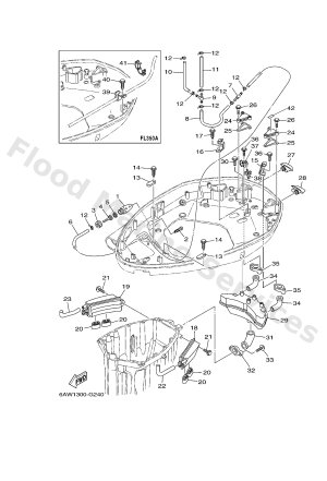 Diagram for BOTTOM COWLING 2