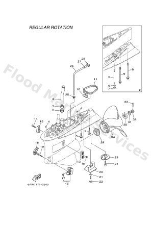 Diagram for LOWER CASING & DRIVE 2