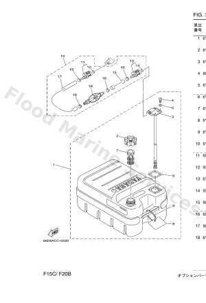 Diagram for フユエルタンク