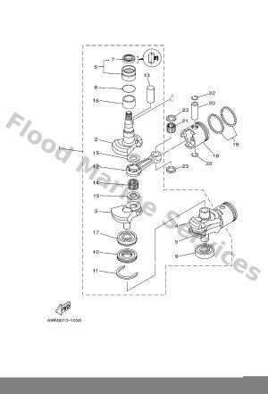 Diagram for CRANKSHAFT & PISTON