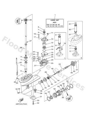Diagram for LOWER CASING & DRIVE 1