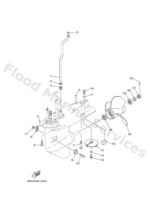 Diagram for LOWER CASING & DRIVE 2