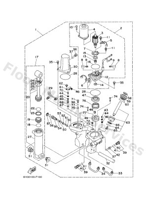 Diagram for POWER TRIM & TILT ASSY