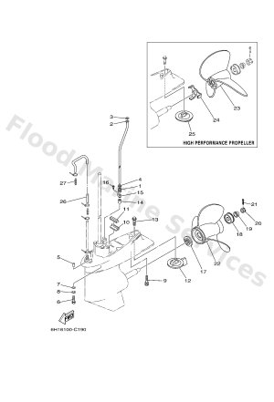 Diagram for LOWER CASING & DRIVE 2