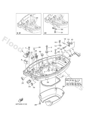 Diagram for BOTTOM COWLING