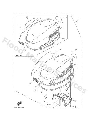 Diagram for TOP COWLING