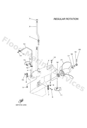 Diagram for LOWER CASING & DRIVE 2