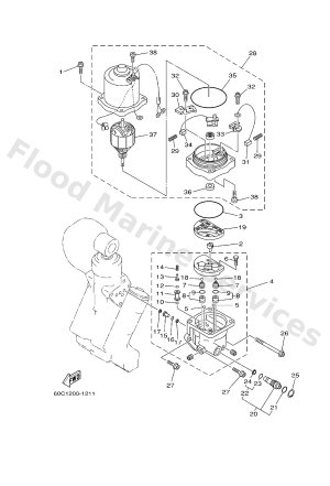 Diagram for POWER TRIM & TILT ASSY 2