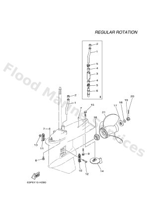 Diagram for LOWER CASING & DRIVE 2