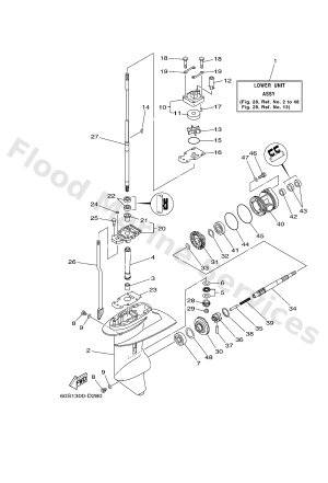 Diagram for LOWER CASING & DRIVE 1
