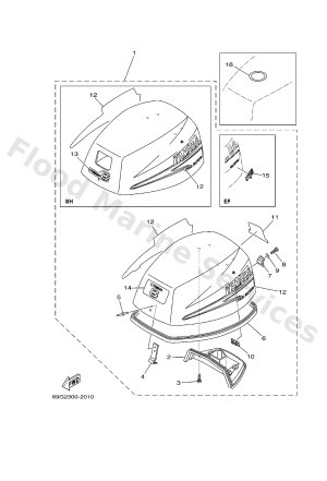 Diagram for TOP COWLING