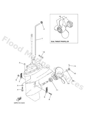Diagram for LOWER CASING & DRIVE 2