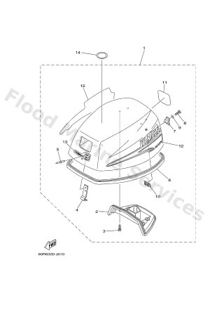 Diagram for TOP COWLING