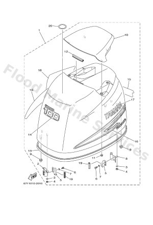 Diagram for TOP COWLING