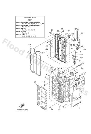 Diagram for CYLINDER & CRANKCASE 2