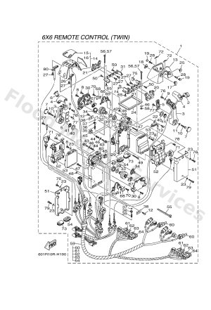Diagram for DBW REMOTE CONTROL 2 (TWIN)