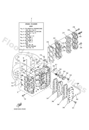 Diagram for CYLINDER & CRANKCASE