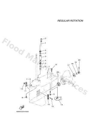 Diagram for LOWER CASING & DRIVE 2