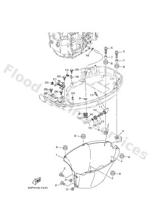 Diagram for BOTTOM COWLING 2