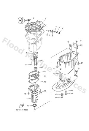 Diagram for UPPER CASING