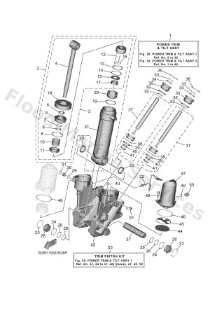 Diagram for POWER TRIM & TILT ASSY 1