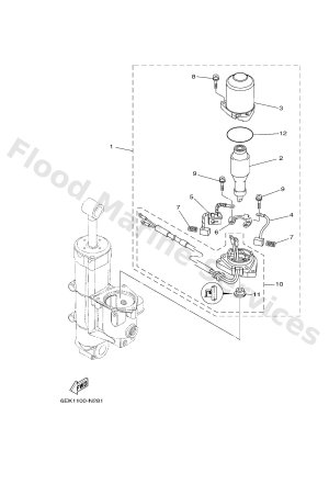 Diagram for POWER TRIM & TILT ASSY 2