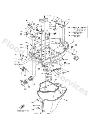 Diagram for BOTTOM COWLING