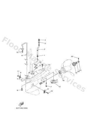 Diagram for LOWER CASING & DRIVE 2