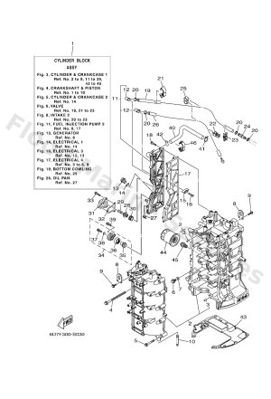 Diagram for CYLINDER & CRANKCASE 1