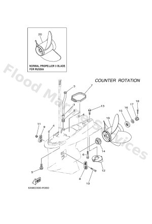 Diagram for LOWER CASING & DRIVE 4