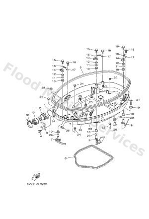 Diagram for BOTTOM COWLING 1