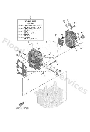 Diagram for CYLINDER & CRANKCASE 2