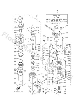 Diagram for POWER TRIM & TILT ASSY 1